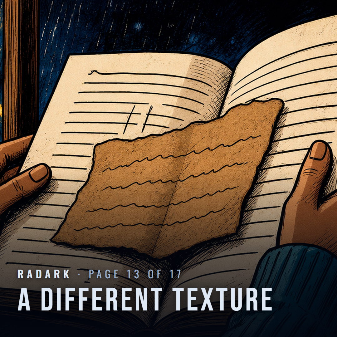 A Different Texture: A Note Between Two Pages Of The Diary